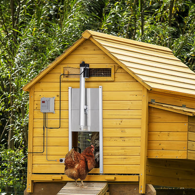 Battery Automatic Chicken Coop Door, Remote Operation, Poultry Coop Door 196393256435