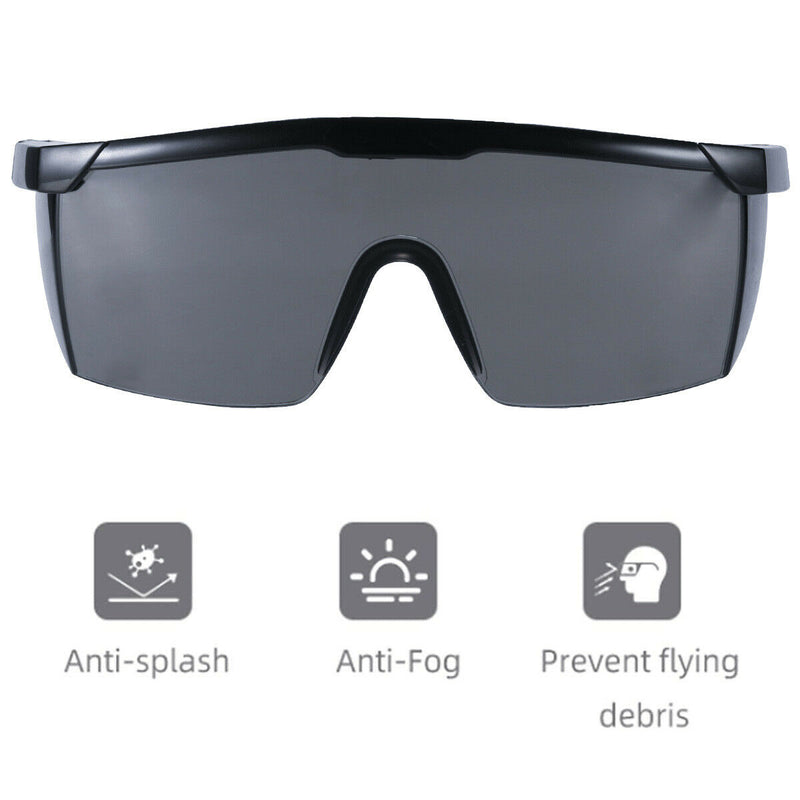 ADJUSTABLE (2020 model) Safety Glasses w/ Anti-Fog&Anti-Scratch&Wrap-Around Lens