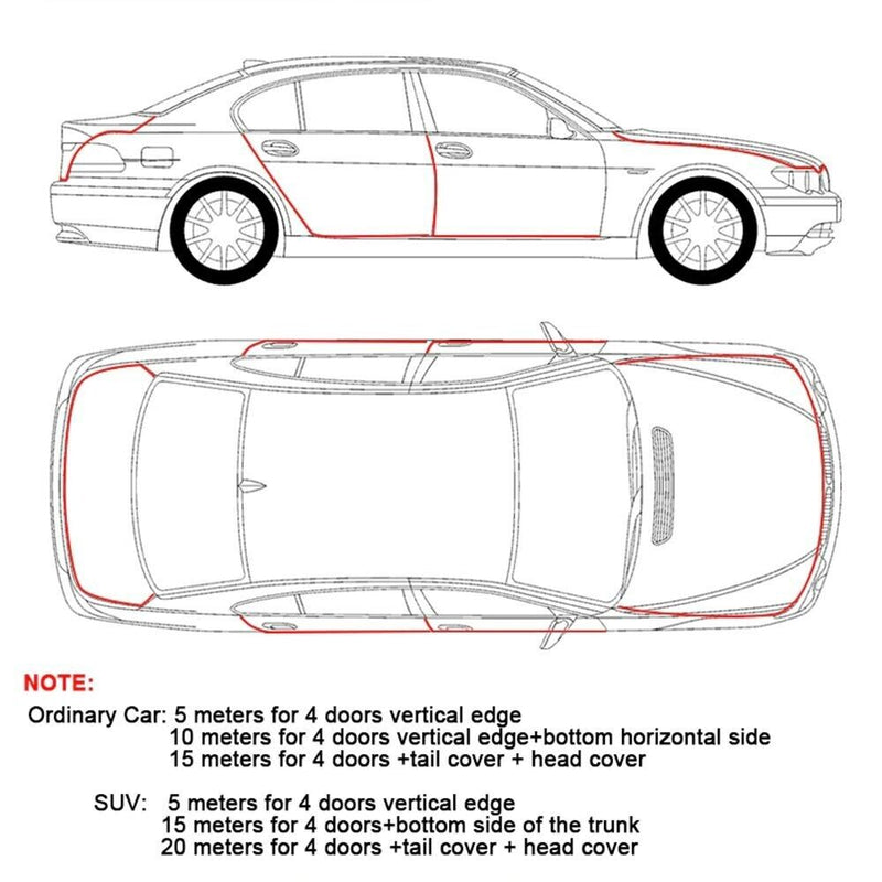 title" content="Channel Rubber Edge Trim -10Ft U Shape Automotive Weather Stripping, 7/16&quot;X11/32"