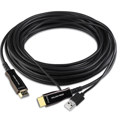 Real 8K@120Hz HDMI Fiber Optic Cable 15-66ft, High Speed 48Gbps HDMI 2.1 Cord