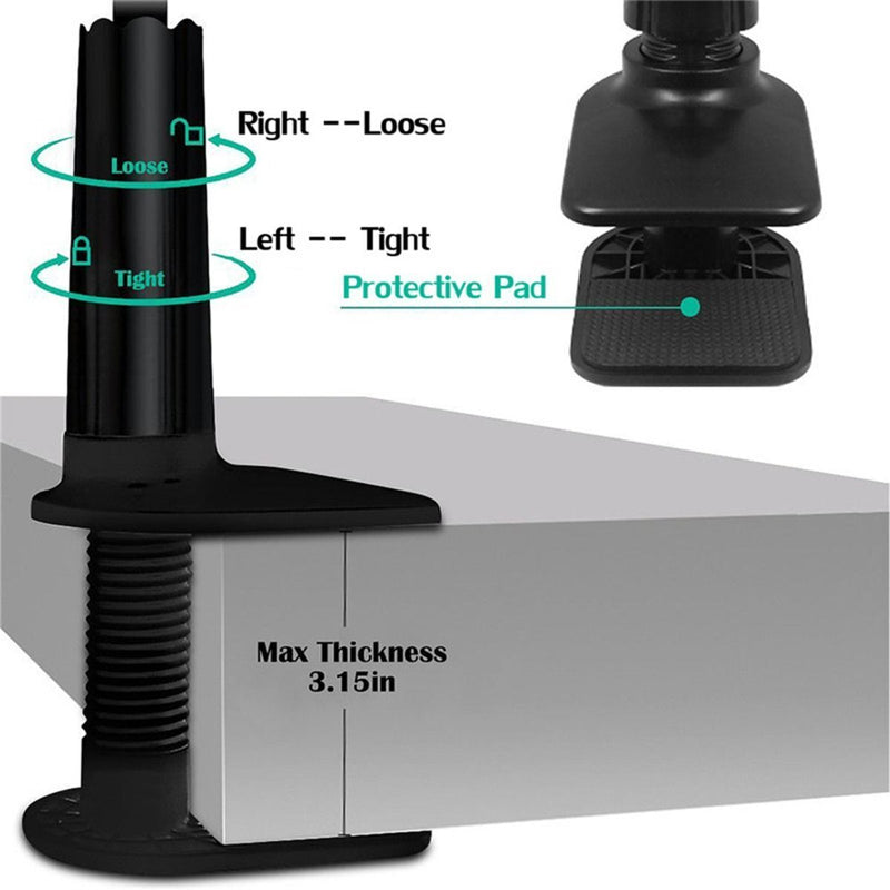 Flexible Clip Mobile Cell Phone Holder Lazy Bed Desktop Bracket Mount Stand CA