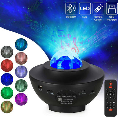 3 in 1 LED Ocean Wave Projector Star Sky Night Light for Christmas Gift/Kids CA