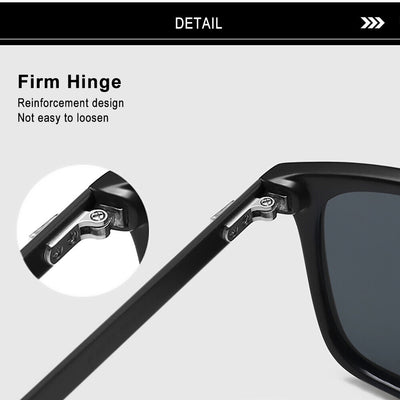 Unisex Lightweight Frame UV400 Protection Classic Square Polarized Sun Glasses