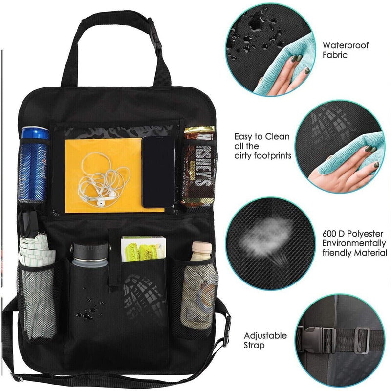 title" content="4xCar Back Auto Seat Hanging Bag Travel Storage Holder Organizer For Tablet Tidy"