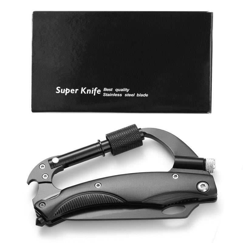 7 IN 1 EDC Tactical Knives Survival Gear with Gift Box for Men Outdoor Camping