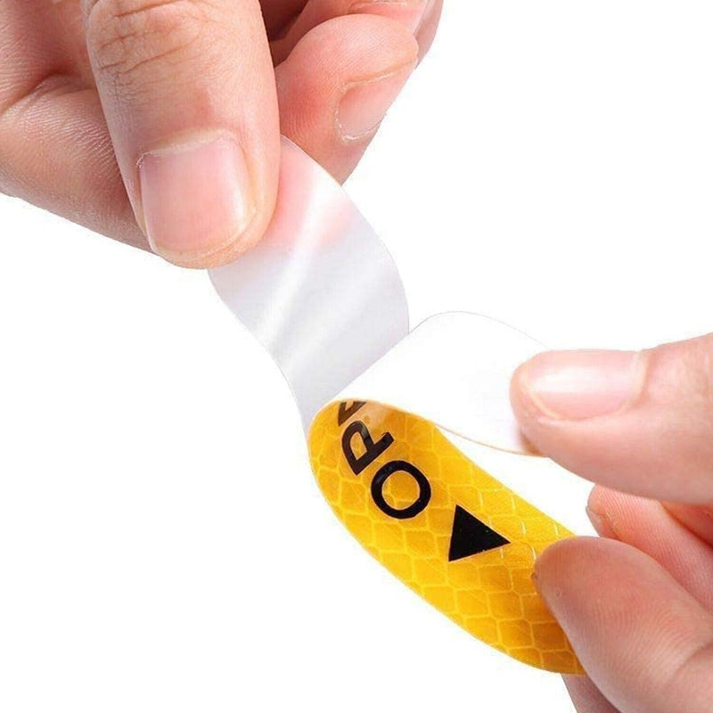 title" content="4PCS Car Door Stickers Universal Tape Safety Warning Mark Auto Driving Safety"