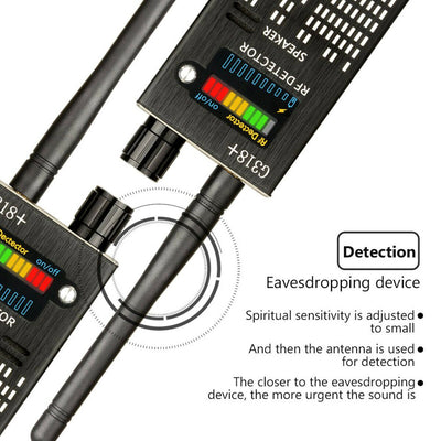 [2020 Latest Upgrade] Anti-Spy Wireless RF Signal Detector for Hidden Camera