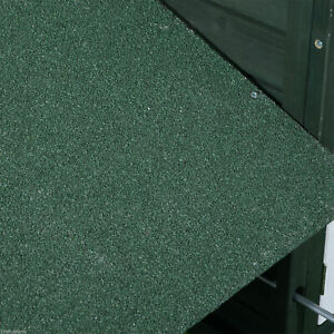 84" Large Wooden Chicken Coop Pet Cage Hen House & Nesting Area ladder Green