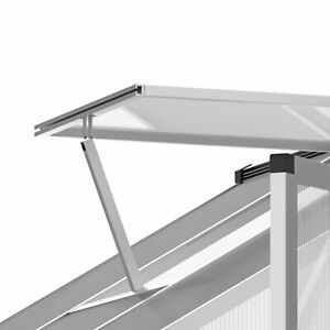 10'x6'x6.4' Walk-In Cold Frame Greenhouse Plant Growing Sun Shade Aluminum