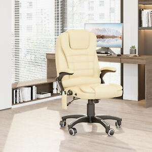 Office Chair Heated Vibrating Massage High Back Leather Executive