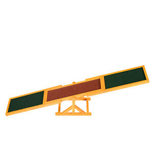 Pet Supplies Wood Pet See Saw Dog Sport Training Weather Resistant