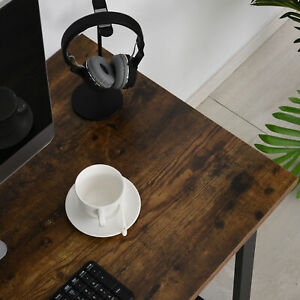 HOMCOM Industrial Writing Desk Laptop Table Home Office Study Workstation