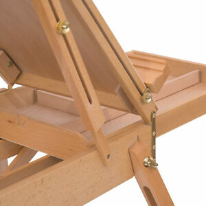 Folding French Artists Easel Set Portable Art Painter Tripod Sketch Wood