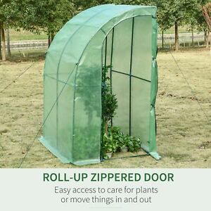 Outdoor Medium 4.7' x 3.9' x 7' Plant & Vegetable Hot House w/ UV-Resisant Cover
