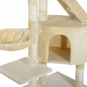 Cat Tree Condo Scratching Post Kitten Climb Furniture Activity Center 49"