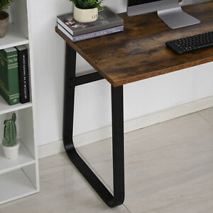 HOMCOM Industrial Writing Desk Laptop Table Home Office Study Workstation