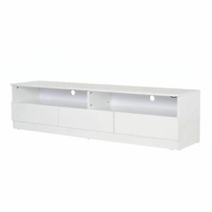 71" High Gloss LED TV Cabinet Stand Home Entertainment Center TV Storage