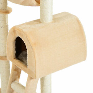 39" Deluxe Cat Tree Tower Scratching Post Kitten Condo Activity Center