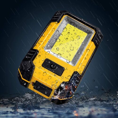 Portable Rechargeable USB COB LED Work Light Flod Flashlight Magnetic Torch Lamp
