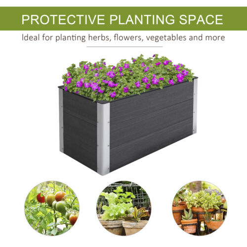 3&apos; x 2&apos; x 2&apos; Raised Garden Bed Portable Planter Box for Vegetables Flowers Herb