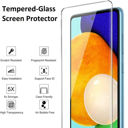 Premium Tempered Glass Screen Protector for Samsung Galaxy A52 5G