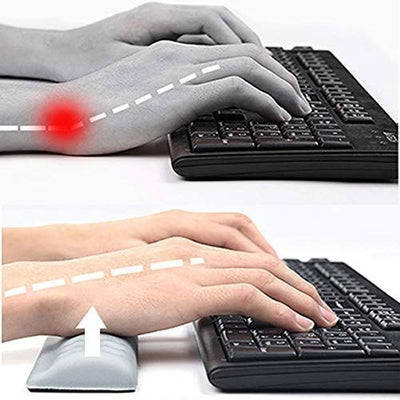 Keyboard and Mouse Wrist Rest Pad Memory Foam Support for Computer Laptop NEW