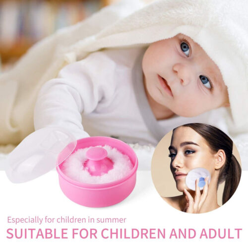 CACare Body Soft Tool Infant Puff Sponge Case Baby Powder Puff Newborn Product