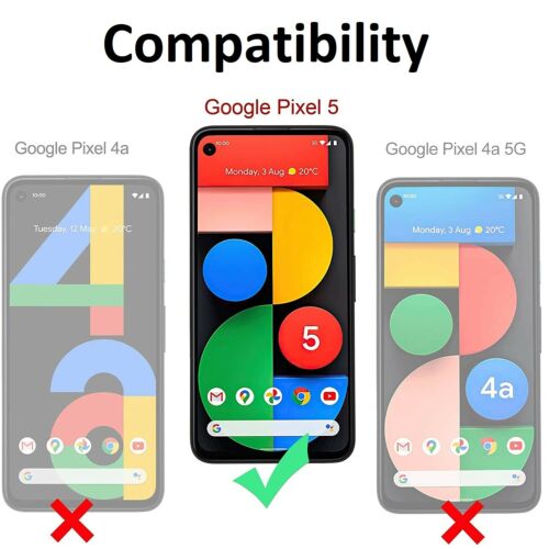 Premium Screen Protector Cover for Google Pixel 5 (2 Pack)