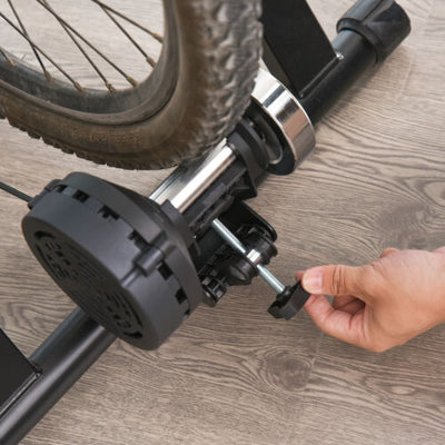 Indoor Magnetic Bike Bicycle Trainer Stand 5 Level Resistance Black