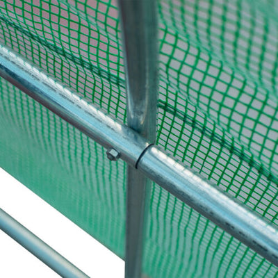 26.2&apos; L Walk-in Greenhouse Growing House Ventilation Large Outdoor Premium Steel
