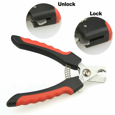 Pet Heavy Duty Nail Clipper Cutter Scissors Dog Cat Rabbit Toe Claw Paw Grooming