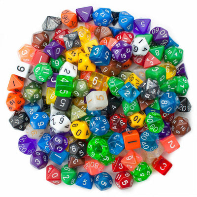 Wiz Dice Bag of Holding: 140 Polyhedral Dice in 20 Complete Sets