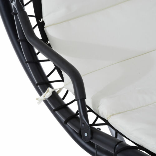 Clearance Sale Outdoor Hanging Chaise Lounge Chair w/ Canopy Air Porch Swing