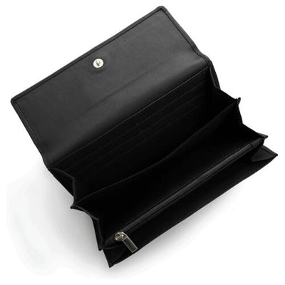 100% Genuine Leather Wallets Ladies Clutch Purse Wallets With RFID Blocking CA