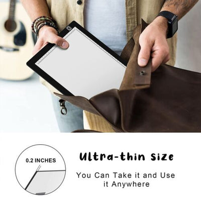 A4 LED Drawing Tracing Table Display Light Box Pad Artist Stencil Board Tattoo