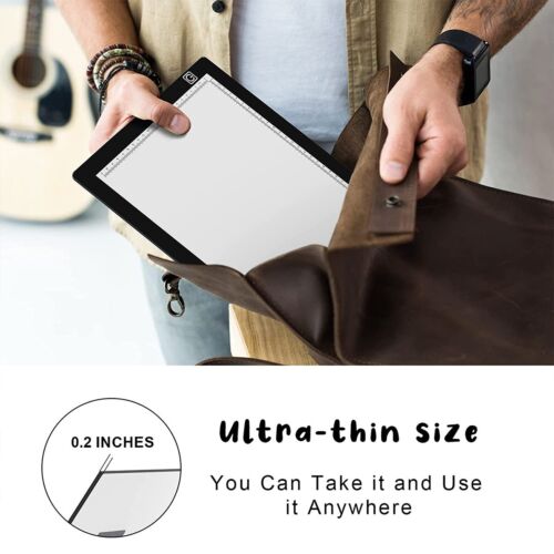 A4 LED Drawing Tracing Table Display Light Box Pad Artist Stencil Board Tattoo