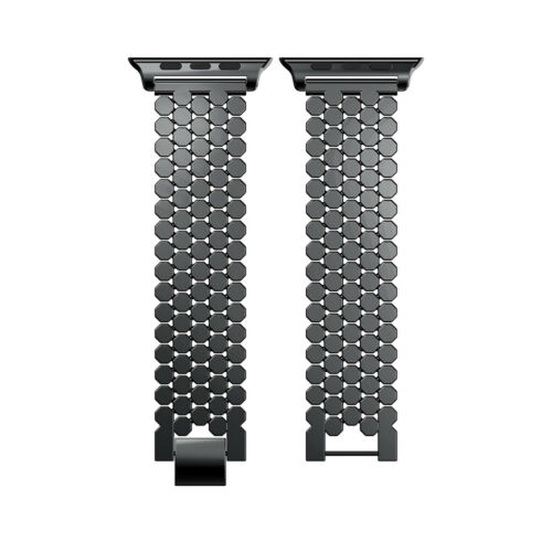 For Apple Watch 38 40 42 44 mm - Stainless Steel Hexagon Link Band Strap iWatch