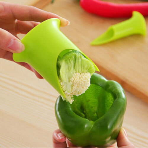 Pepper Corer Separator Twist Seed Bell for Jalapeno Pepper Chill Tomato Cucumber