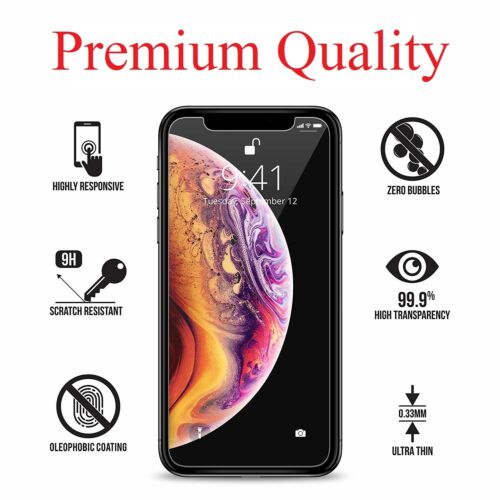Premium Screen Protector Cover for iPhone X / iPhone XS / iPhone 11 Pro (2 PACK)