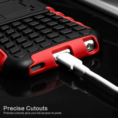 For iPod Touch 5 | 6 | 7 Case Dual Layer Hybrid Kickstand Cover 5th 6th 7th Gen