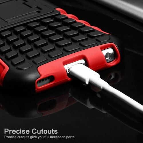 For iPod Touch 5 | 6 | 7 Case Dual Layer Hybrid Kickstand Cover 5th 6th 7th Gen