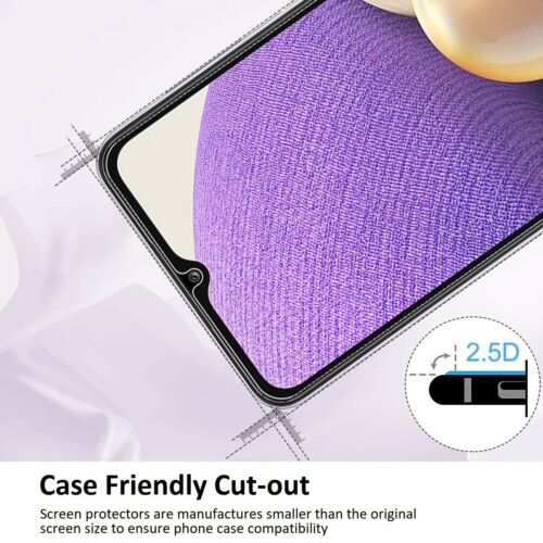Premium Screen Protector For Samsung Galaxy A32 5G (2 PACK)
