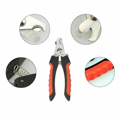 Pet Heavy Duty Nail Clipper Cutter Scissors Dog Cat Rabbit Toe Claw Paw Grooming