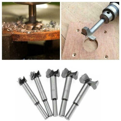 Forstner Bit Set Boring Hole Woodworking Drill Bit Saw Cutter Wood Tools