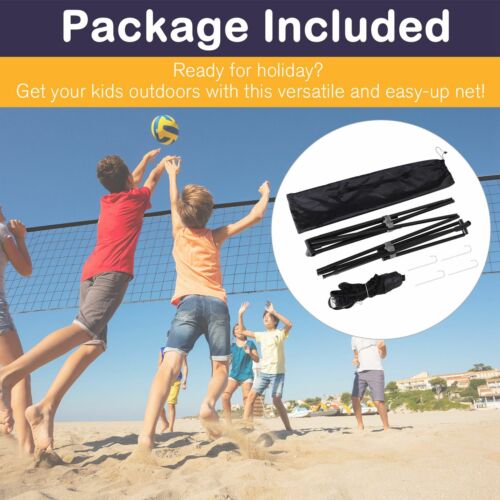 Badminton Tennis Net Set 13&quot; Adjustable Height Durable &amp; Portable w/ Carrying