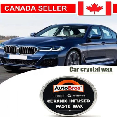 CERAMIC CAR COATING Paste Wax Infused With Ceramic High Gloss, Water Beading Wax