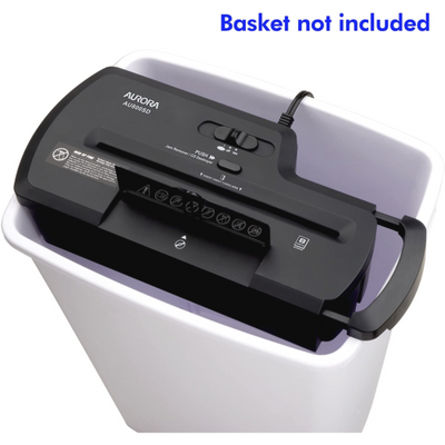 AU800SD Professional Strip Cut Paper Shredder CD Credit Card Shredder