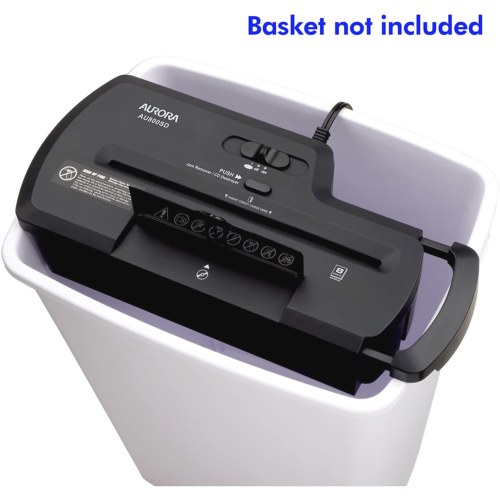 AU800SD Professional Strip Cut Paper Shredder CD Credit Card Shredder