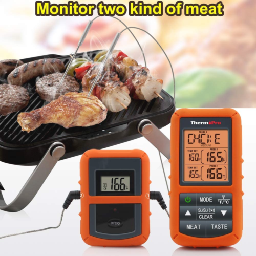 ThermoPro TP20 Wireless Remote Digital Meat Thermometer Cooking Food