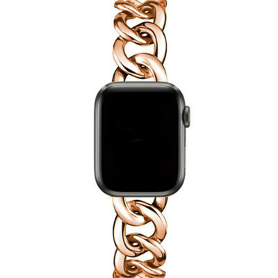 Stainless Steel Band Link Loop Strap For Apple Watch Series 6 SE 5 4 3 2 1